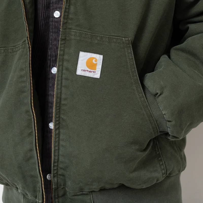 Carhartt WIP OG Active Jacket Olive Stone Canvas-9