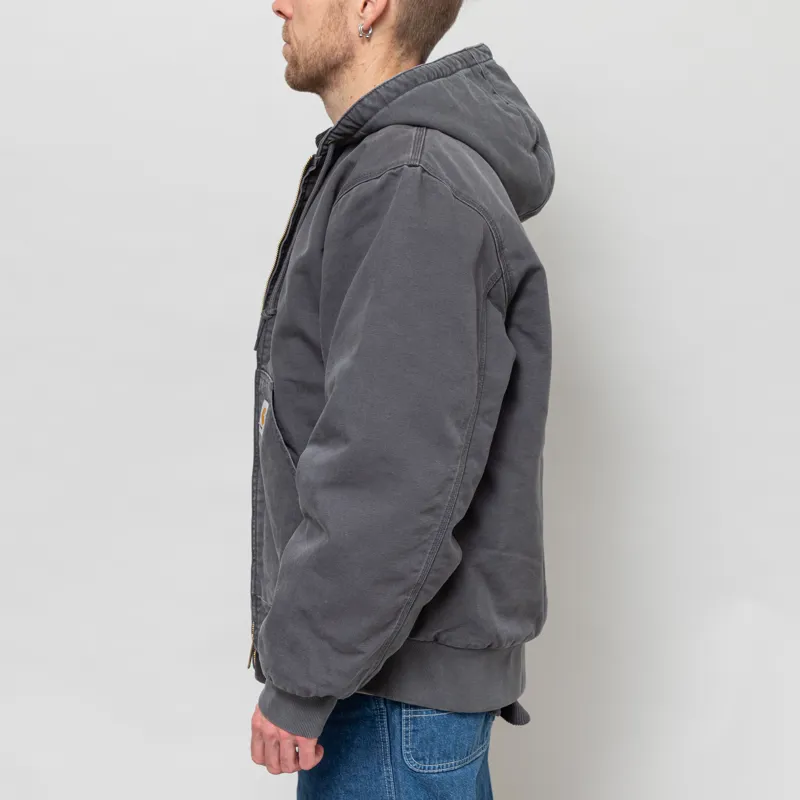 Carhartt WIP OG Active Jacket Graphite Stone Canvas-3