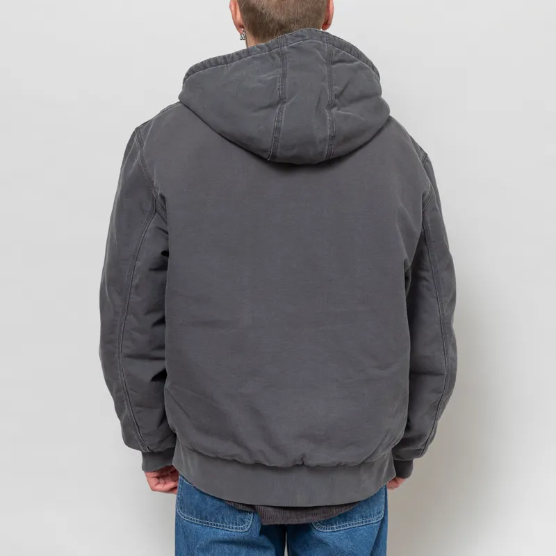 Carhartt WIP OG Active Jacket Graphite Stone Canvas-4