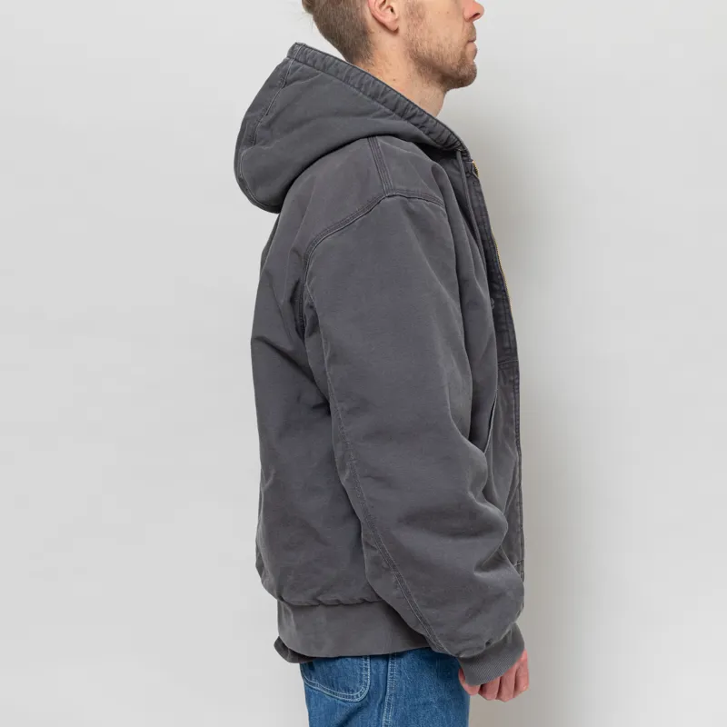 Carhartt WIP OG Active Jacket Graphite Stone Canvas-5