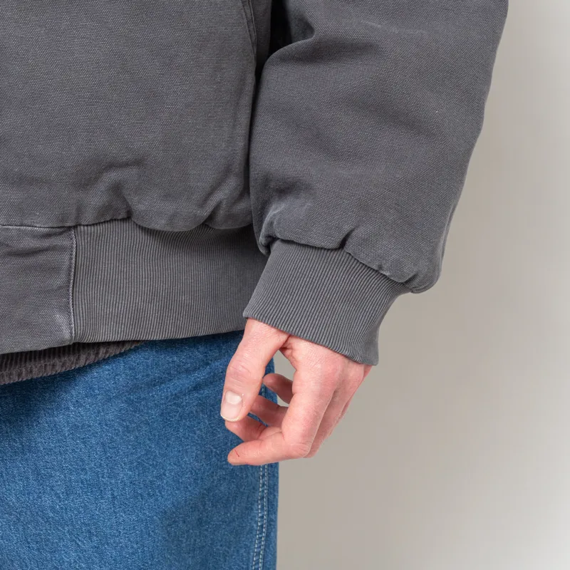 Carhartt WIP OG Active Jacket Graphite Stone Canvas-12