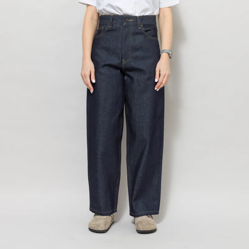 Carhartt WIP Womens Brandon Pants Blue Rigid-1