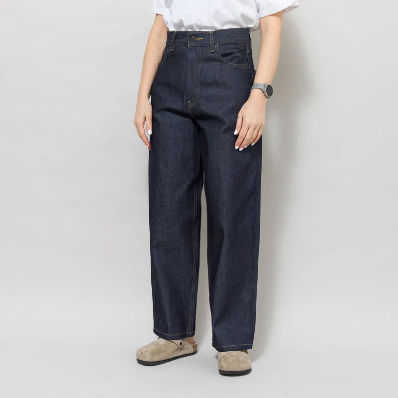 Carhartt WIP Womens Brandon Pants Blue Rigid-2