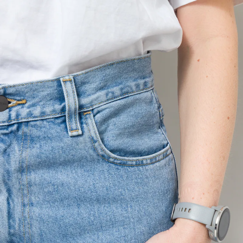 Carhartt WIP Womens Brandon Pants Blue Stone Bleached-8