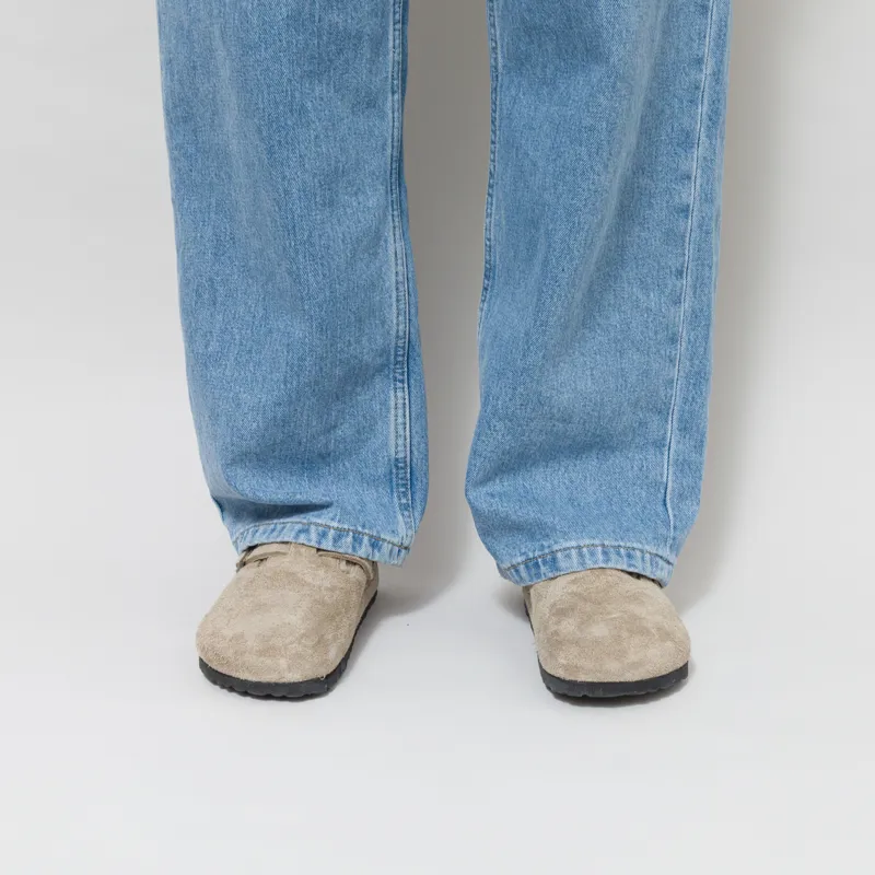 Carhartt WIP Womens Brandon Pants Blue Stone Bleached-6