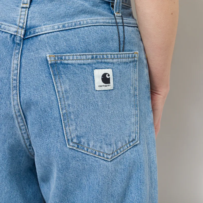 Carhartt WIP Womens Brandon Pants Blue Stone Bleached-9