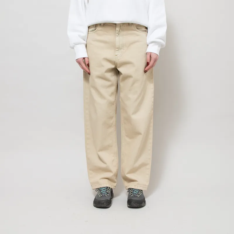 Carhartt WIP Womens Brandon Pants Blue Sand Bleached