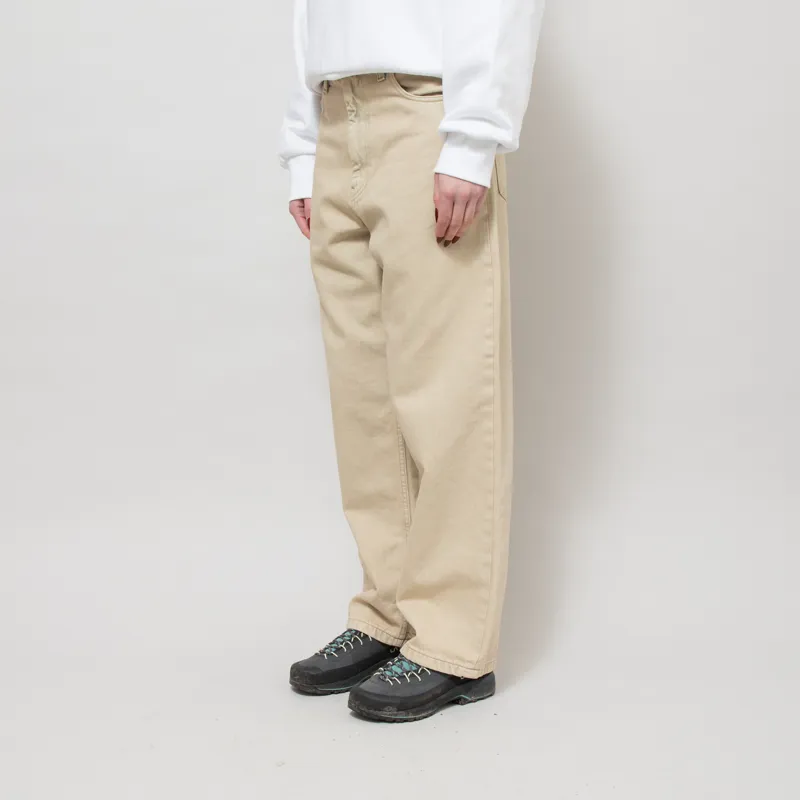 Carhartt WIP Womens Brandon Pants Blue Sand Bleached-1