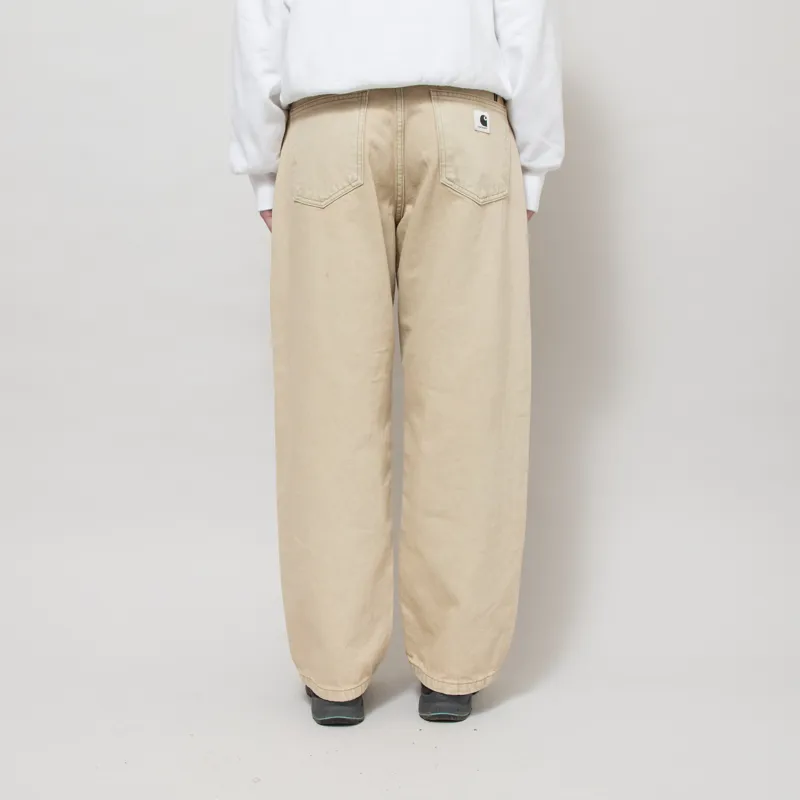 Carhartt WIP Womens Brandon Pants Blue Sand Bleached-3