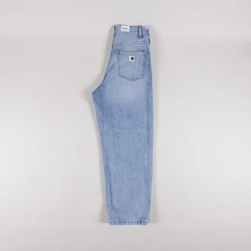 Carhartt WIP Womens Brandon Pants Blue Heavy Worn Bleached-2