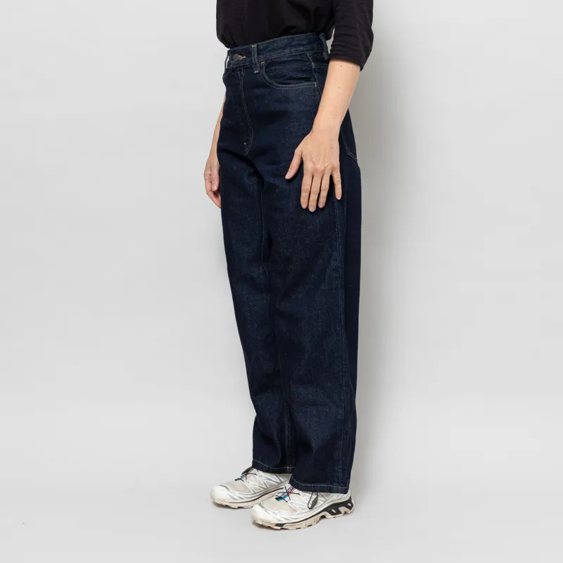 Carhartt WIP Womens Brandon Pants Blue Rinsed-2