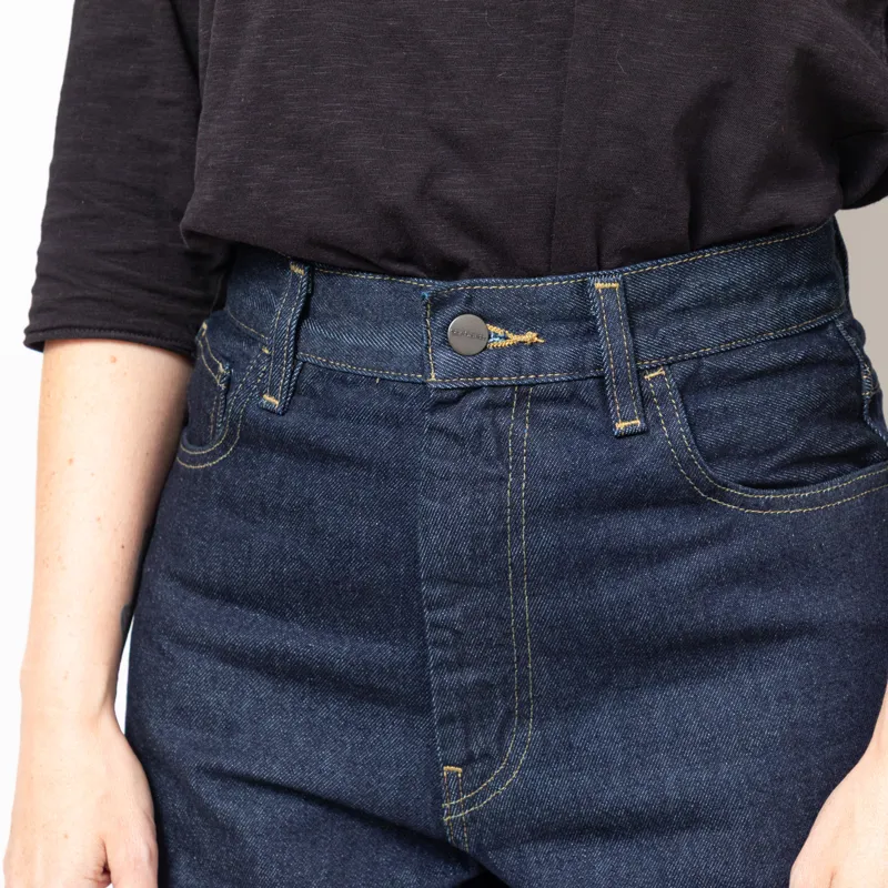 Carhartt WIP Womens Brandon Pants Blue Rinsed-9