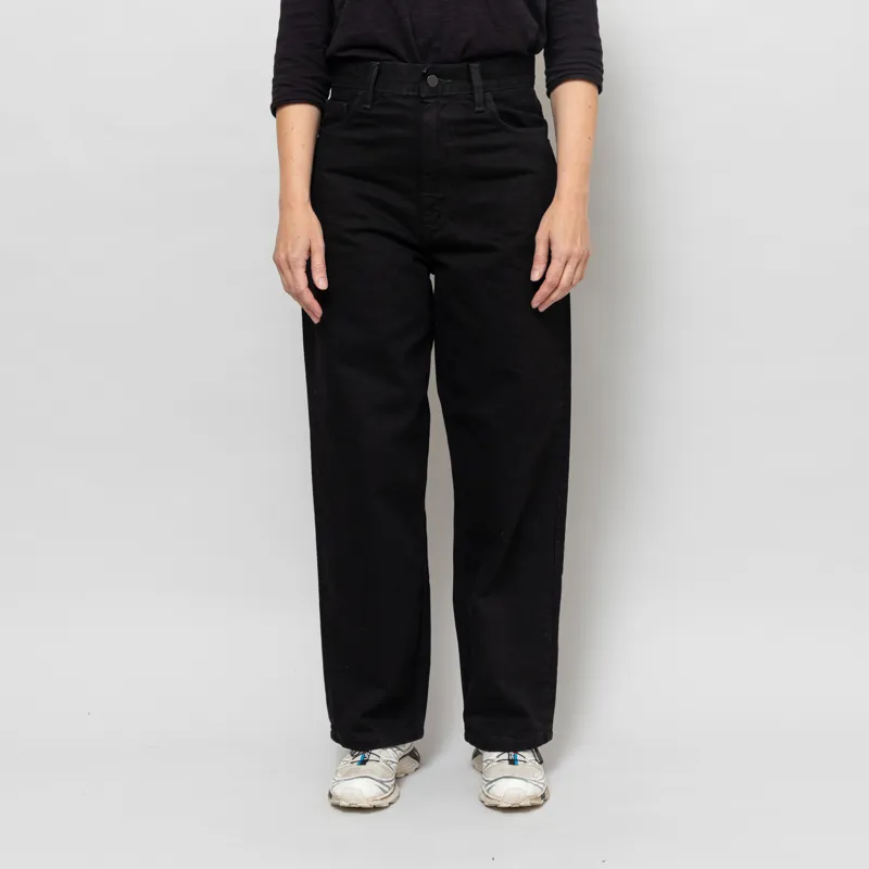 Carhartt WIP Womens Brandon Pants Black Rinsed