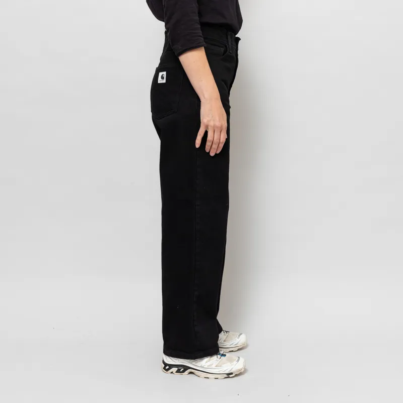 Carhartt WIP Womens Brandon Pants Black Rinsed-5