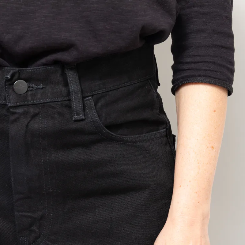 Carhartt WIP Womens Brandon Pants Black Rinsed-11