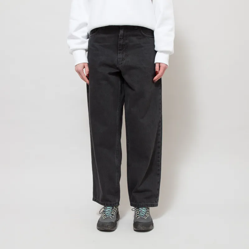 Carhartt WIP Womens Brandon Pants Black Stone Washed