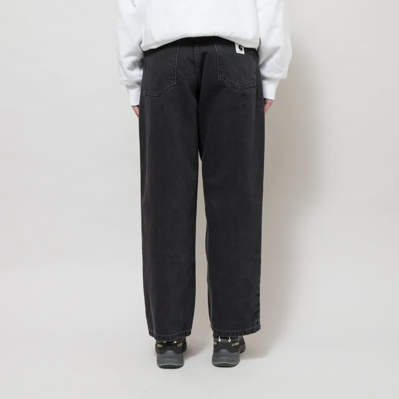 Carhartt WIP Womens Brandon Pants Black Stone Washed-3