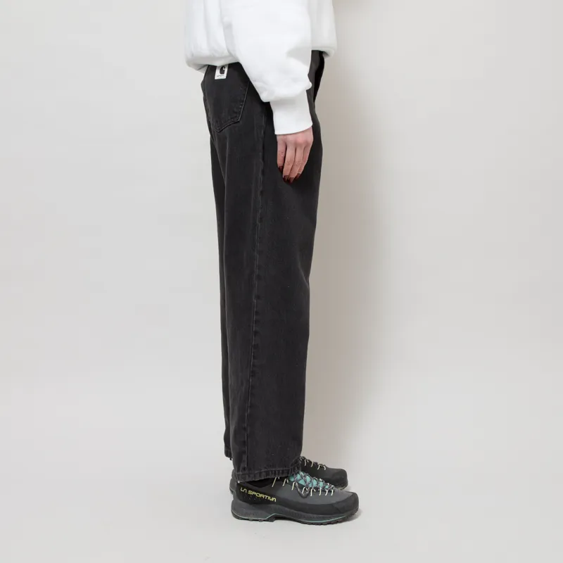 Carhartt WIP Womens Brandon Pants Black Stone Washed-4