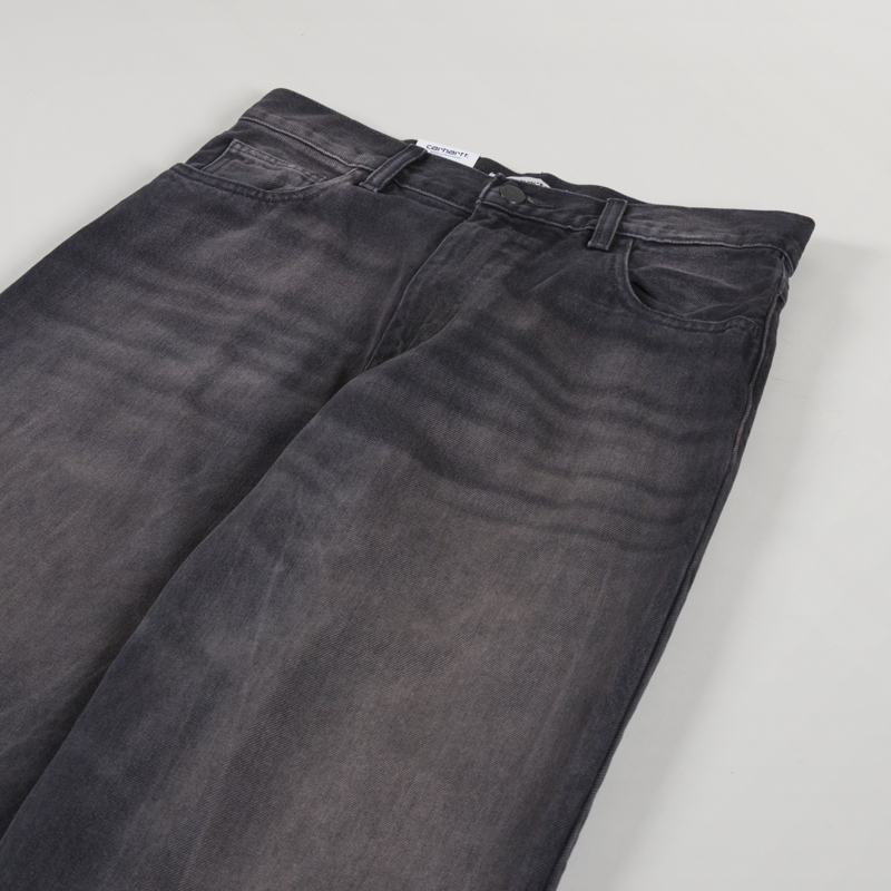 Carhartt WIP Womens Brandon Pants Black Tobacco Used Wash-3