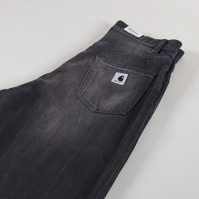 Carhartt WIP Womens Brandon Pants Black Tobacco Used Wash-6