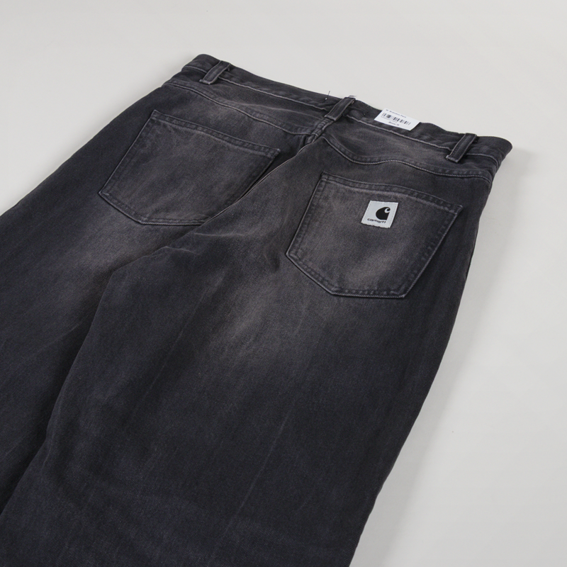 Carhartt WIP Womens Brandon Pants Black Tobacco Used Wash-8