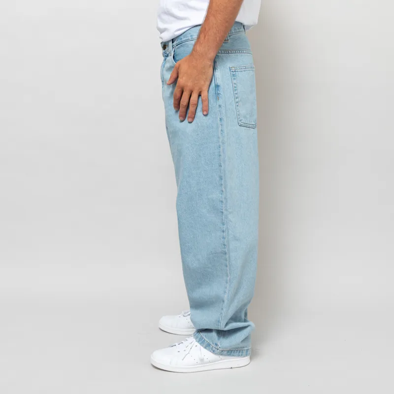 Carhartt WIP Brandon Pant Blue Heavy Stone Bleached-2