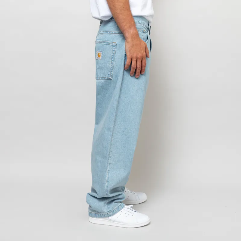 Carhartt WIP Brandon Pant Blue Heavy Stone Bleached-4