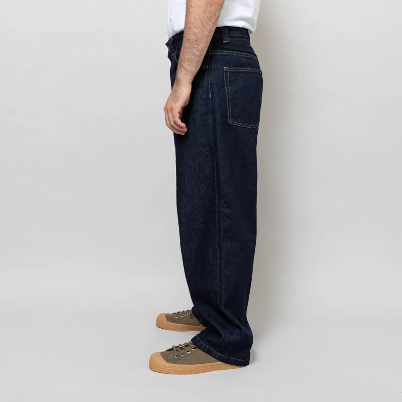 Carhartt WIP Brandon Pant Blue Rinsed-2