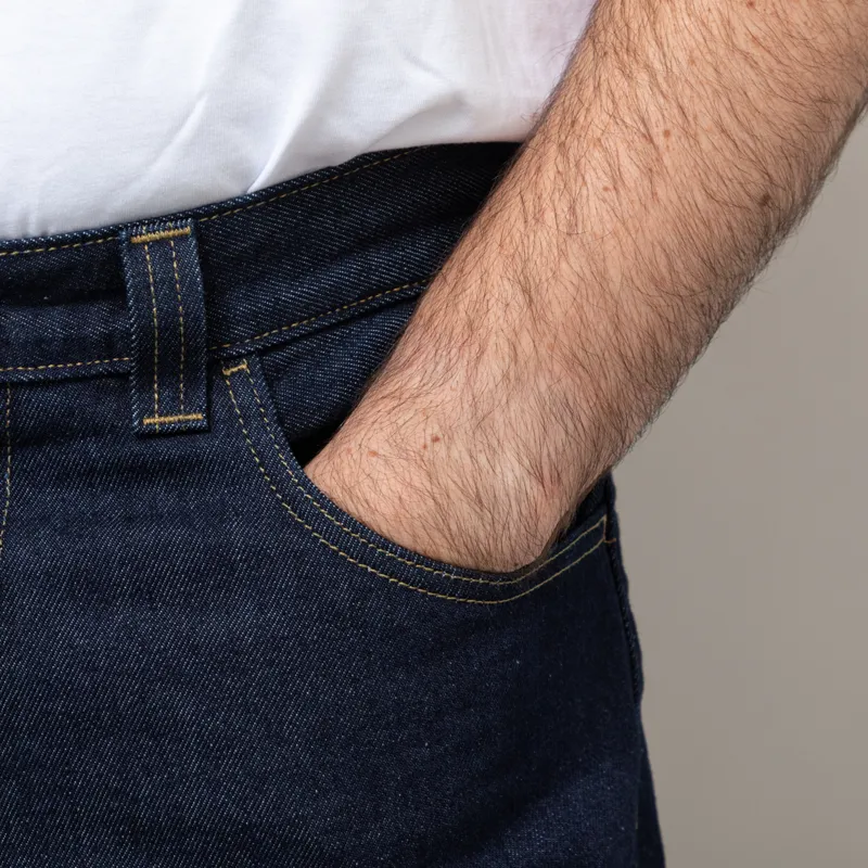 Carhartt WIP Brandon Pant Blue Rinsed-8