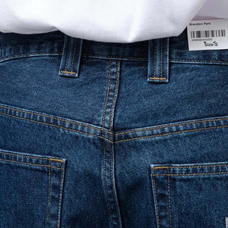 Carhartt WIP Brandon Pant Blue Stone Washed-10