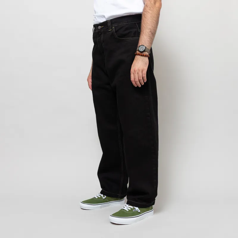 Carhartt WIP Brandon Pant Black Rinsed-1