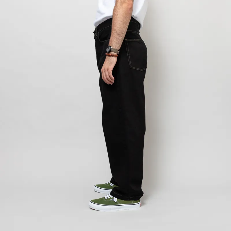 Carhartt WIP Brandon Pant Black Rinsed-2
