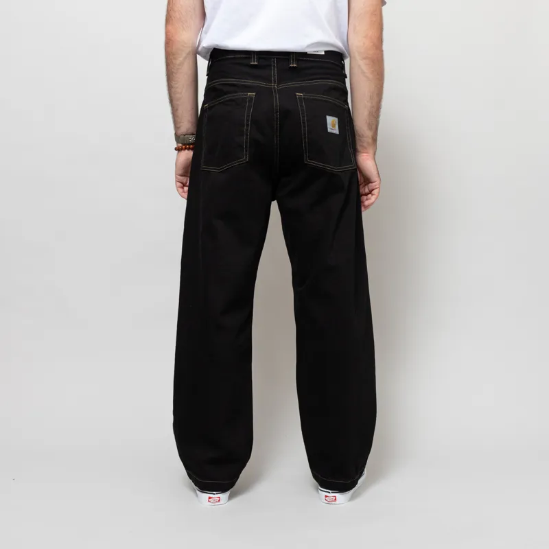 Carhartt WIP Brandon Pant Black Rinsed-3