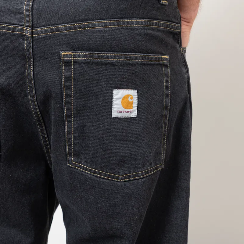 Carhartt WIP Brandon Pant Black Stone Washed-5
