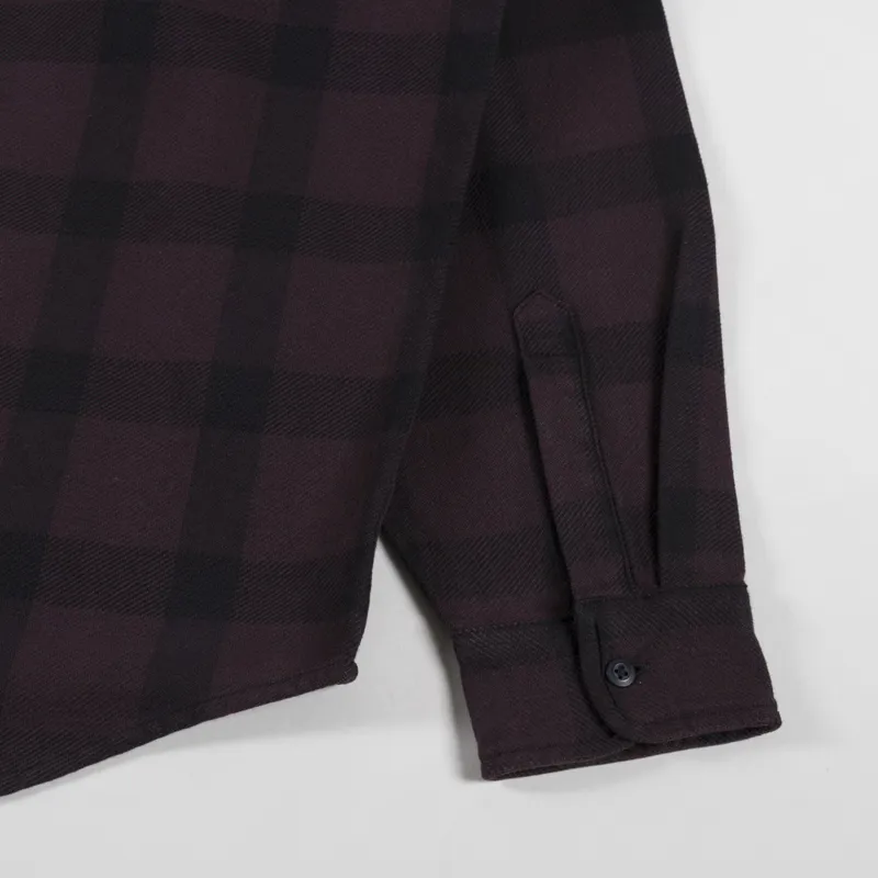 Carhartt WIP Long Sleeve Edmands Shirt Natural Palisander-8