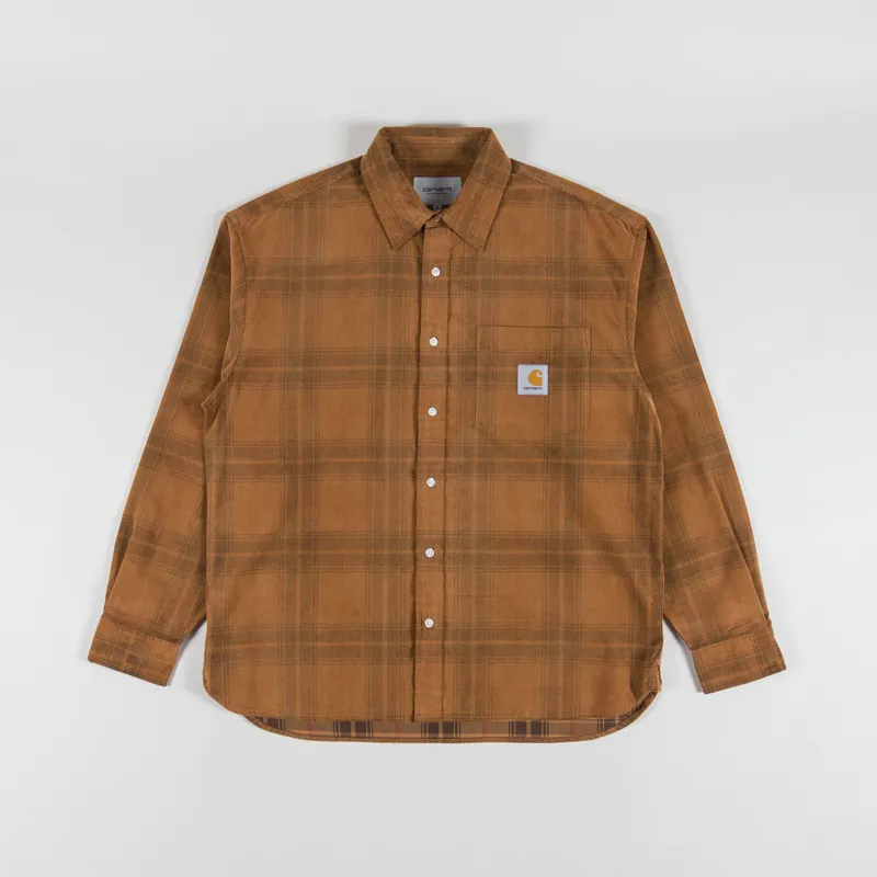 Carhartt WIP Wilber Shirt Hamilton Brown