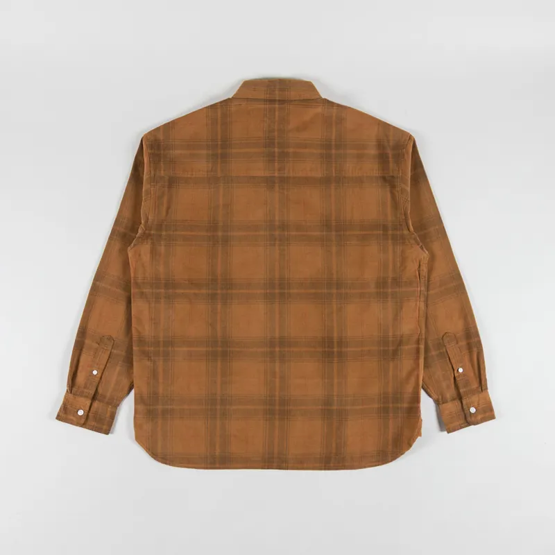 Carhartt WIP Wilber Shirt Hamilton Brown-1