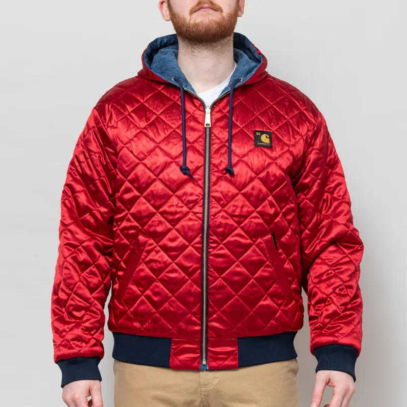 Carhartt WIP OG Active Jacket 50th Anniversary Edition Denim Blue USA Red-1