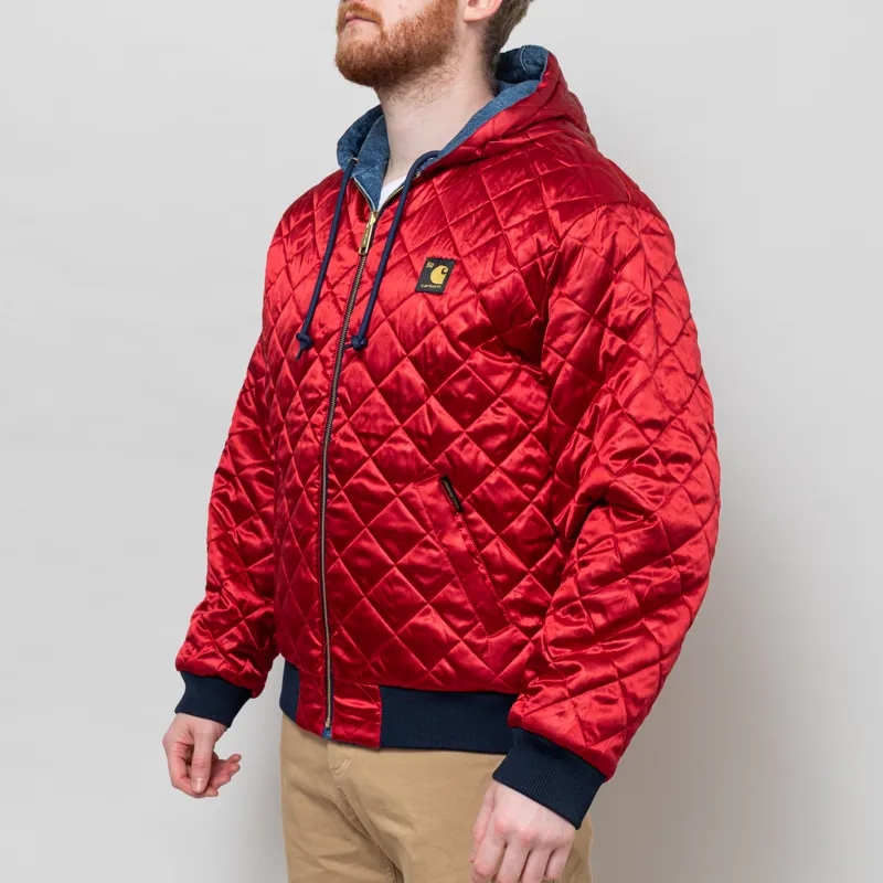 Carhartt WIP OG Active Jacket 50th Anniversary Edition Denim Blue USA Red-4