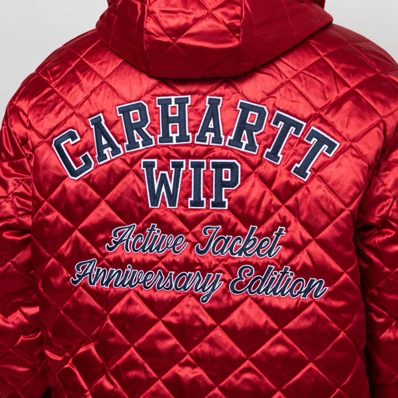 Carhartt WIP OG Active Jacket 50th Anniversary Edition Denim Blue USA Red-13