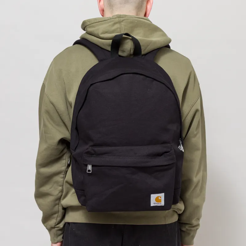 Carhartt WIP Canvas Backpack Black