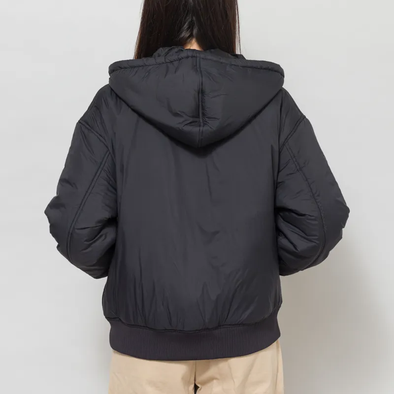 Carhartt WIP Womens Hooded Gadd Jacket Black-4