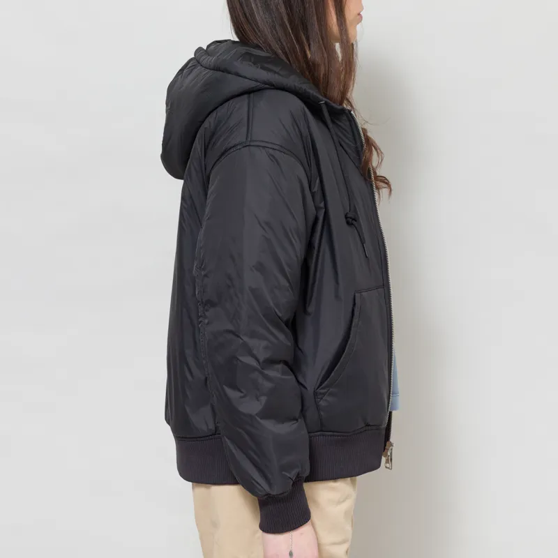 Carhartt WIP Womens Hooded Gadd Jacket Black-5