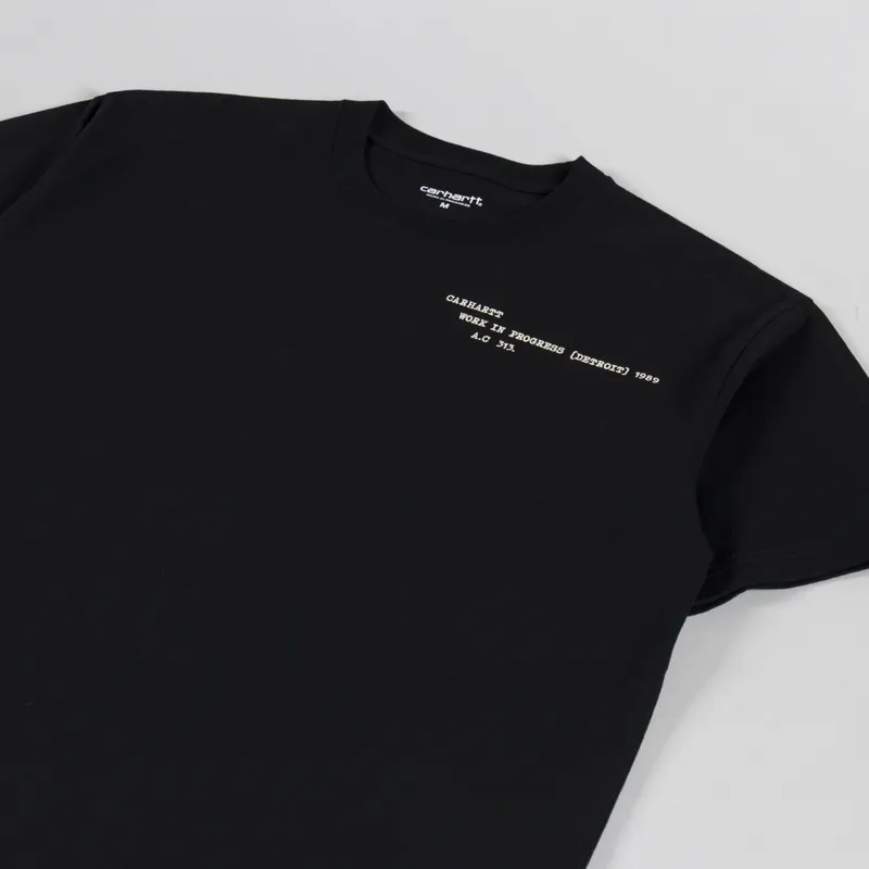 Carhartt WIP Punched T Shirt Black-3