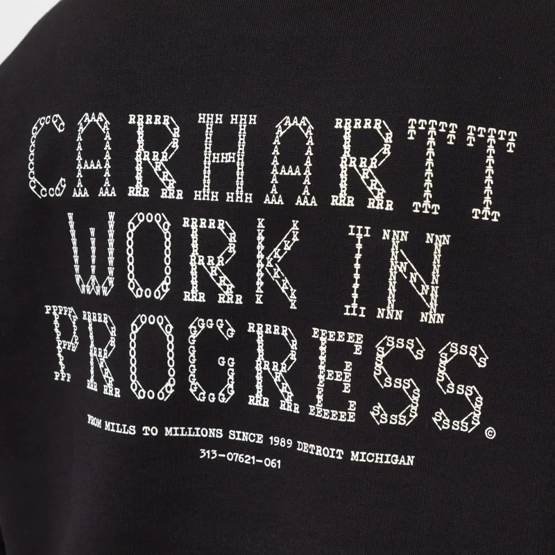 Carhartt WIP Punched Sweatshirt Black-6