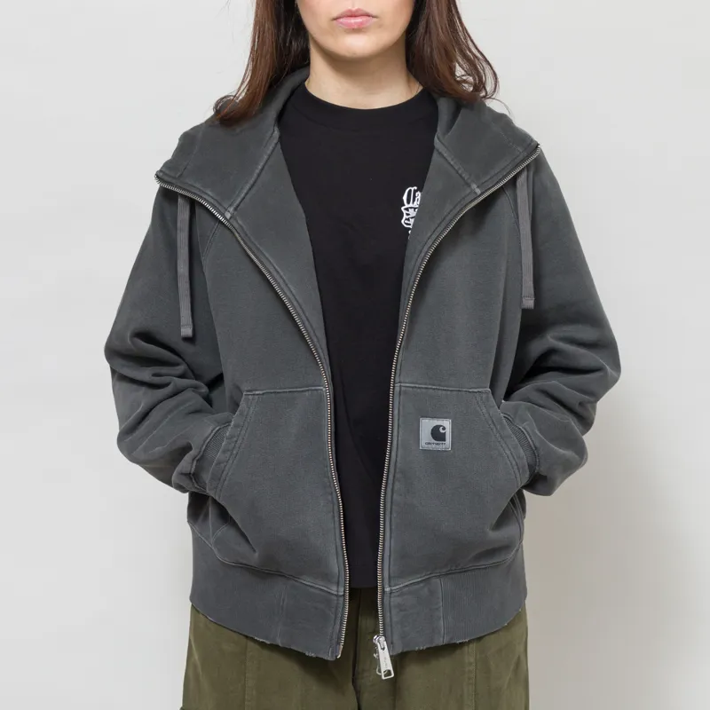 Carhartt WIP Womens Hooded Torion Jacket Black-1