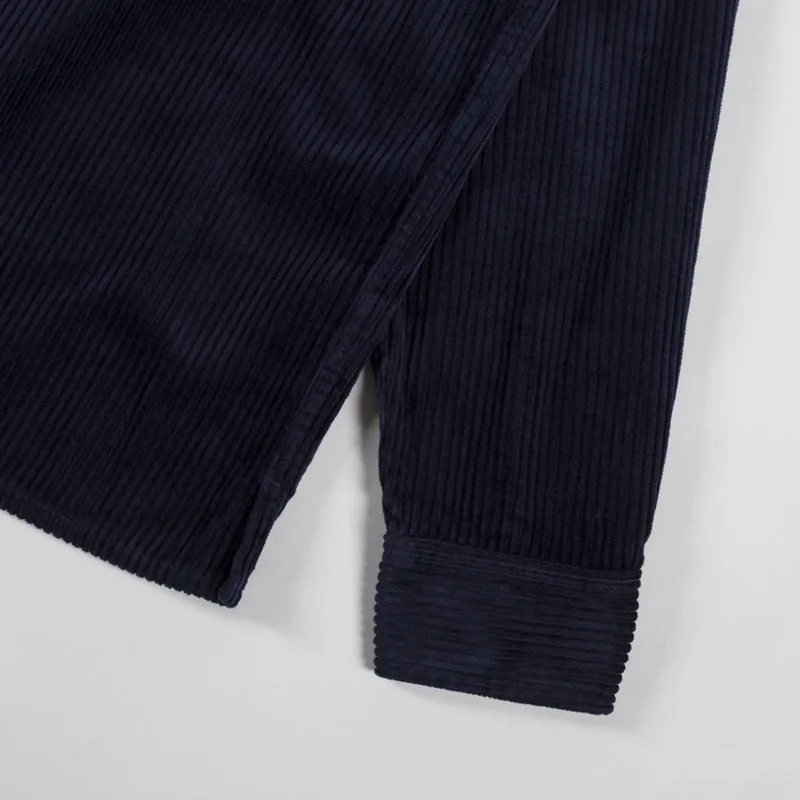 Carhartt WIP Reynold Shirt Jac Dark Navy Rinsed-8