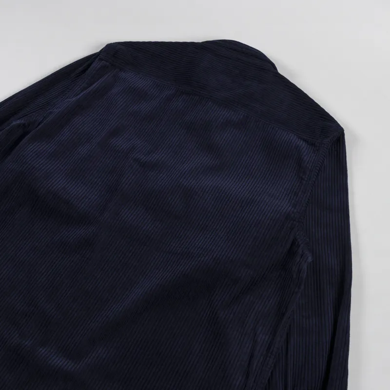 Carhartt WIP Reynold Shirt Jac Dark Navy Rinsed-3
