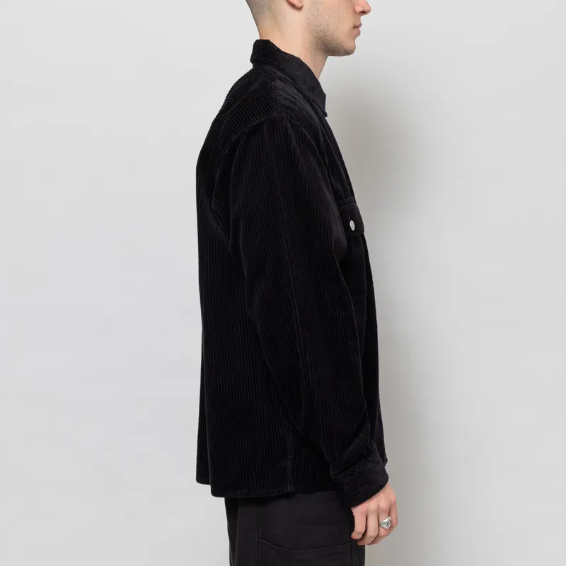 Carhartt WIP Reynold Shirt Jac Black-4