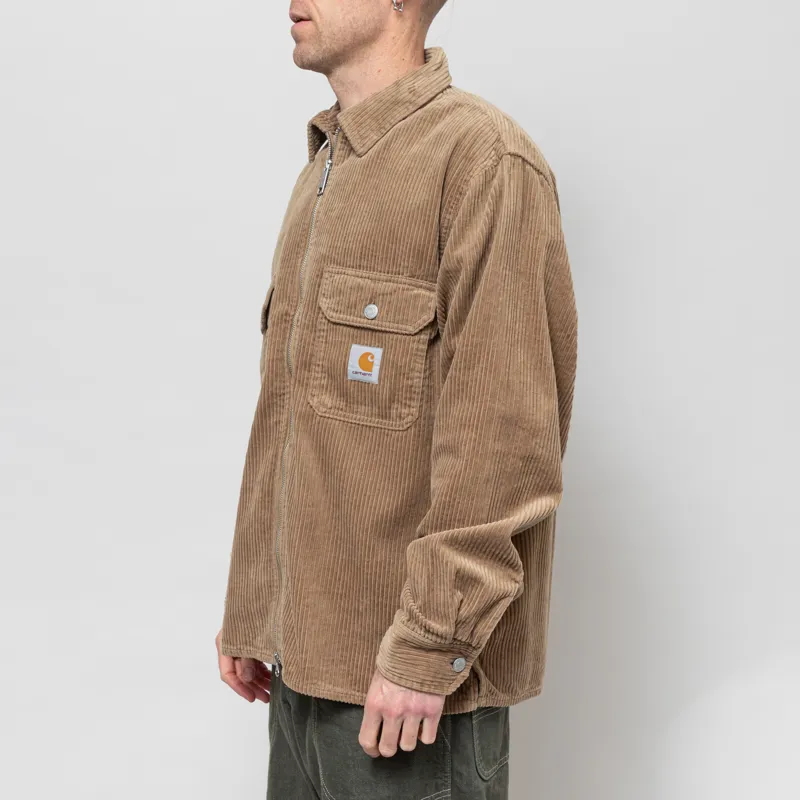 Carhartt WIP Reynold Shirt Jac Leather-1